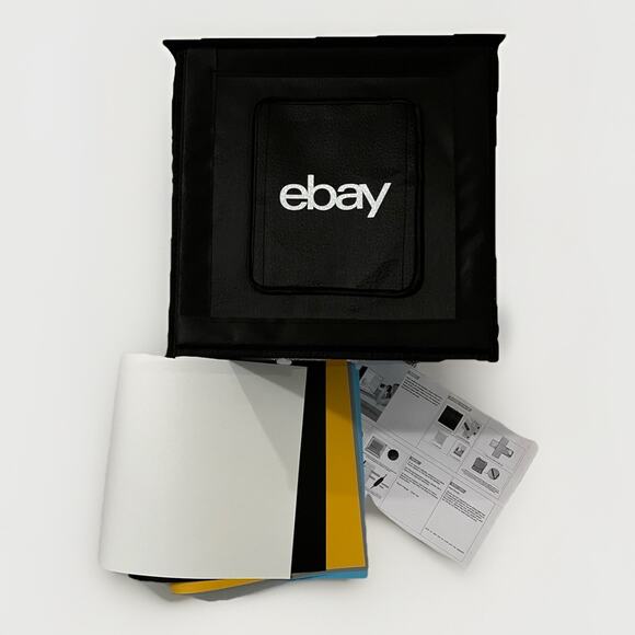 eBay Seller 12"x12" LED Light Box Tent Portable Photography eBay Logo Reseller - Picture 2 of 5